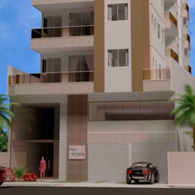 Mega Projetos Fachada Residencial Krysia Praia Do Morro Solydus Construtora Guarapari Es