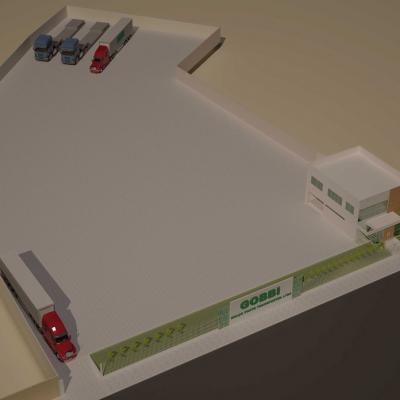 Mega Projetos Fachada Comercial Estacionamento Transportadora Gobi Guarapari Es 1