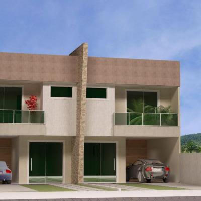Mega Projetos Casas Fachadas Residencial Zandonadi Unifamiliar Meaipe Guarapari Espirito Santo