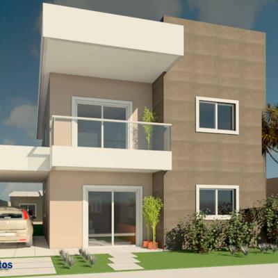 Mega Projetos Casa Fachada Residencial Lagoa Funda Espirito Santo