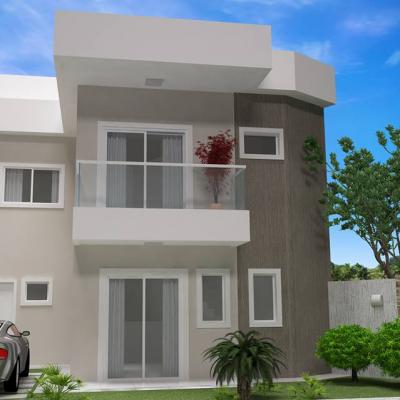Mega Projetos Casa Fachada Condominio Treviso Santa Monica Guarapari Espirito Santo 01