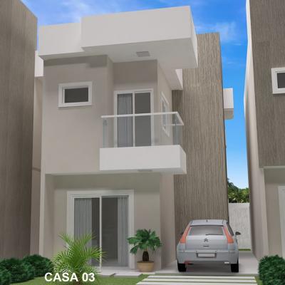 Mega Projetos Casa Fachada Condominio Treviso Santa Monica Guarapari Espirito Santo 03
