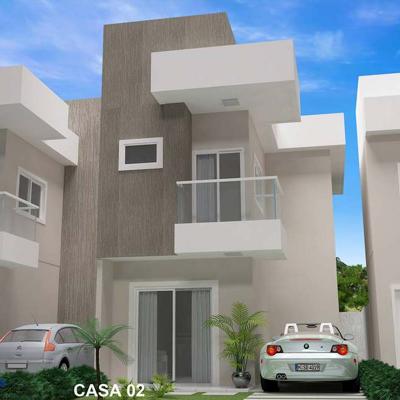 Mega Projetos Casa Fachada Condominio Treviso Santa Monica Guarapari Espirito Santo 07