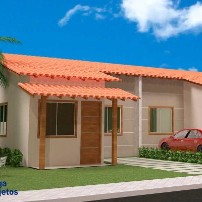 Mega Projetos Casa Fachada Condomini Constelacao Solarium Colucoes Santa Monica