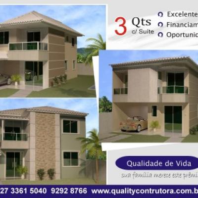 Mega Projetos Casas Fachada Construtora Quality Itapebussu Residencial House Premium Guarapari Espirito Santo