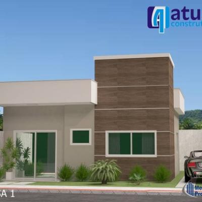 01 Mega Projetos Casa Fachada Residencial El Shaddai H Atual Construtora Santa Monica Guarapari Espirito Santo Es