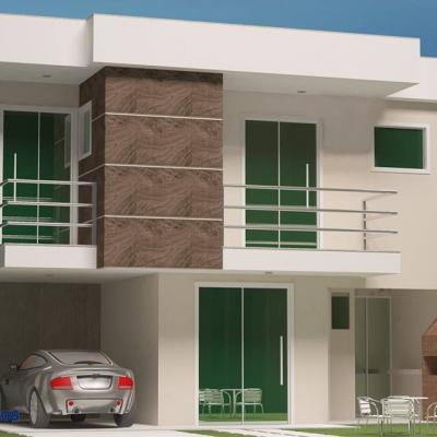 Mega Projetos Casas Fachadas Residencial Unifamiliar Praia Do Morro Guarapari Espirito Santo