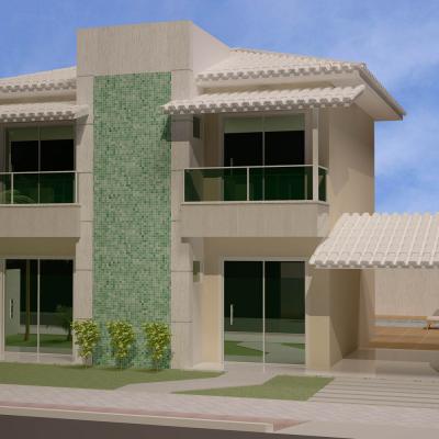 Mega Projetos Casa Fachada Residencial Unifamiliar Praia Do Morro Guarapari Espirito Santo